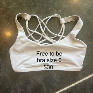 Free to be bra, size 0